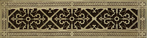 Decorative Vent Cover Craftsman Style Arts and Crafts Grille Covers A Duct 4" × 20"