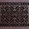 decorative vent cover in arts and crafts style