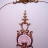 Handpainted plaster ceiling medallion
