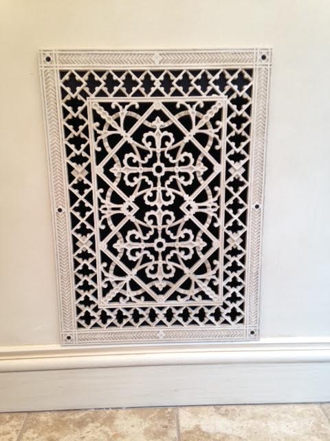Arts and Crafts decorative vent cover