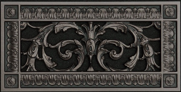 Louis XIV decorative grille in Dark Bronze finish
