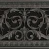Louis XIV decorative grille in Old Wood Gold finish