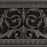 Louis XIV decorative grille in Old Wood Gold finish