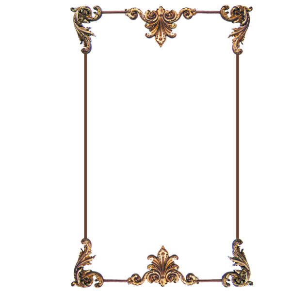 Louis XIV Double Headpiece Panel Set #AP-302-Double-Panel-Set