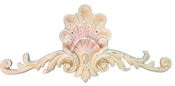 Shell Ceiling Side Ornament in a custom finish
