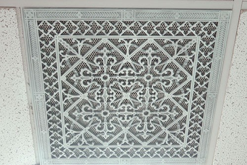 T-Bar Ceiling decorative grille in arts and crafts style