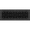 Vent Cover in Arts and Crafts Style in Black finish