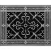 Vent Cover in Arts and Crafts Style 6" x 8" in Pewter Finish.