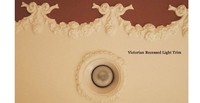 decorative recessed light trim - victorian