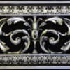 Louis XIV 4x8 decorative grille in Nickel