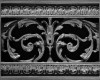 louis XIV decorative grille in pewter