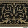 Louis XIv decorative grille 10x14 in Antique Brass finish
