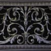 Louis XIV decorative vent cover in Pewter finish