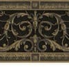 Louis XIV decorative grille 6x30 in Antique Brass finish