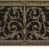 Louis XIV decorative grille 8x20 in Antique Brass finish