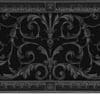 Decorative grille in Louis XIV Style in Black Finish