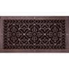 Decorative grille Craftsman style Arts and Crafts 14" x 30" in Rubbed Bronze finish.