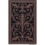 Decorative grille in Louis XIV style 20x12 in Rubbed Bronze