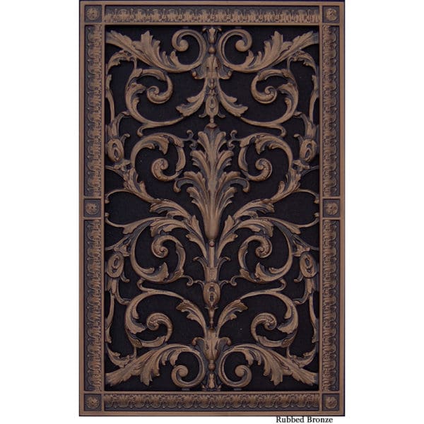 Decorative Vent Cover French Style Louis XIV Grille Covers Duct 20"x12"