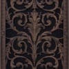 Louis XIV decorative grille 20x12 in Rubbed Bronze