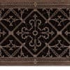 Arts and Crafts decorative vent cover 8x20 in Rubbed Bronze finish