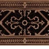 Arts and Crafts 4x16 decorative vent cover in rubbed bronze finish