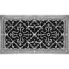Decorative Grille Craftsman Style Arts and Crafts 8" x 16" in Nickel Finish