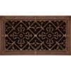 Decorative Grille Craftsman style Arts and Crafts 8" x 16" in Rubbed Bronze Finish.
