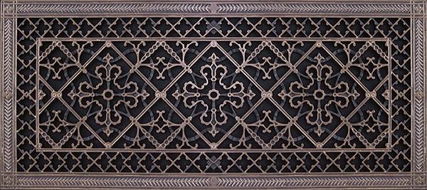 Decorative Vent Cover Craftsman Style Arts and Crafts Grille Covers Duct 12"×30"