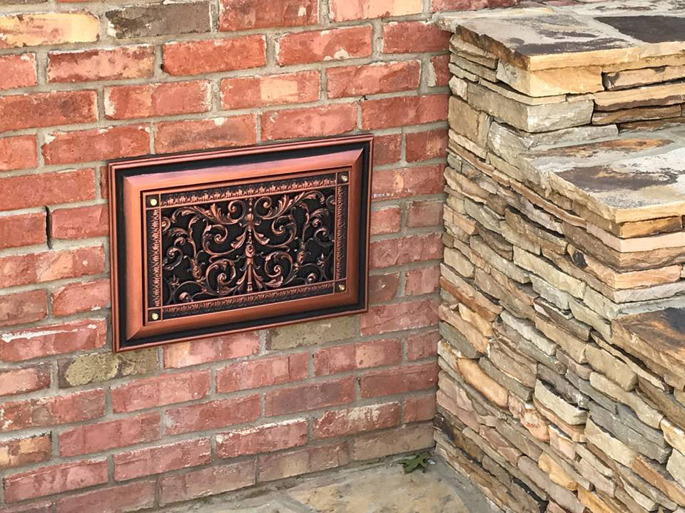 After Decorative Foundation Vent Cover
