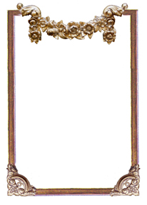 Decorative Wall Panels in French Renaissance Style with Garland Center Ornament