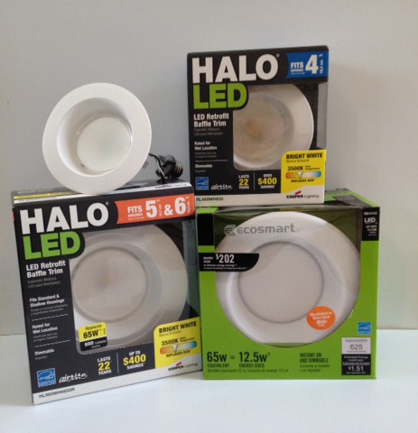 4-5-6 inch Halo LED retrofits
