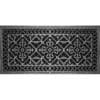 Decorative grille craftsman style Arts and Crafts 16" x 36" in Nickel Finish