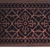 Arts and Crafts decorative vent cover in Rubbed Bronze finish 16x36