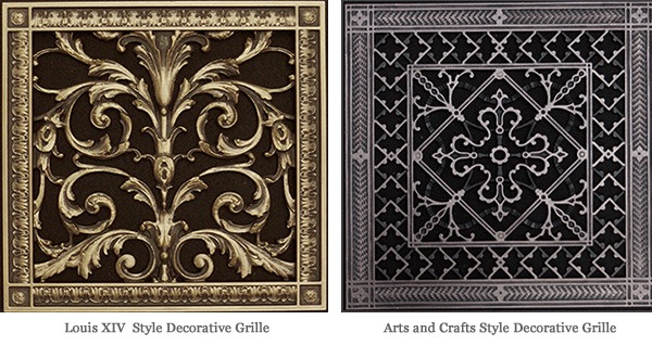 arts and crafts style decorative vent cover - arts-crafts-style-decorative vent cover