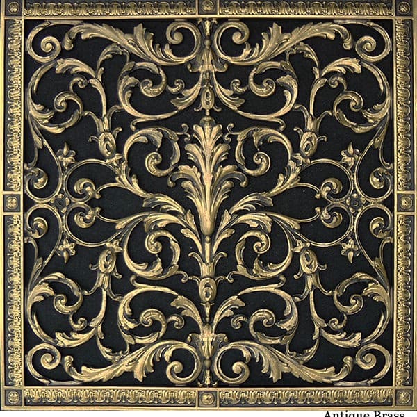Decorative Vent Cover French Style Louis XIV Grille Covers Duct 20"×20"