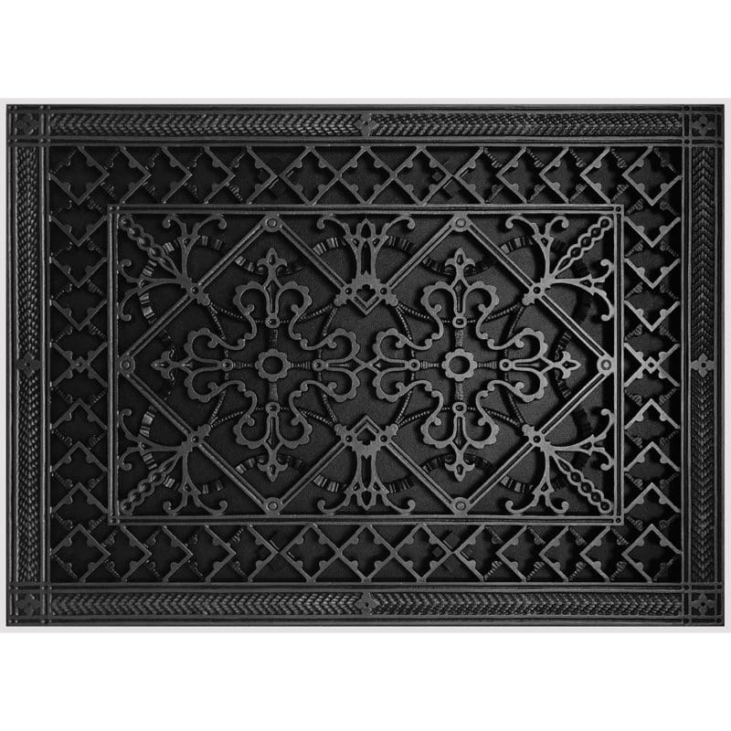 Magnetic Filter Grille Craftsman Style Arts and Crafts 14" x 20" in Black Finish
