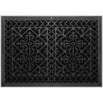 Magnetic Filter Grille Craftsman Style Arts and Crafts 20" x 30" in Black Finish