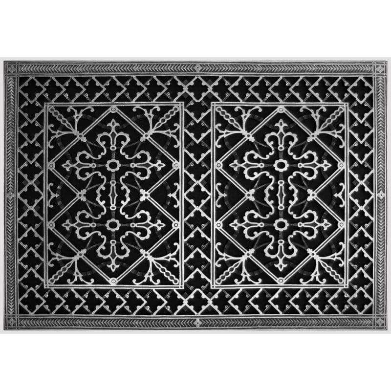 Magnetic Filter Grille Craftsman Style Arts and Crafts 20" x 30" in Pewter Finish
