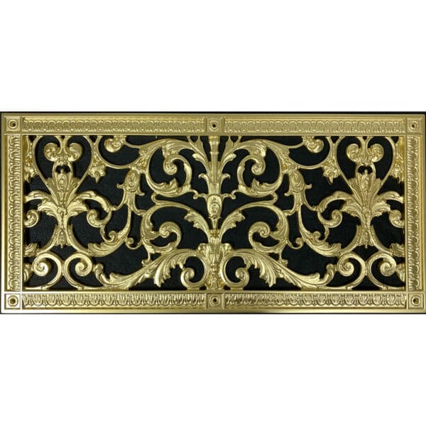 Decorative Vent Cover French Style Louis XIV Grille Covers Duct 10"x24"