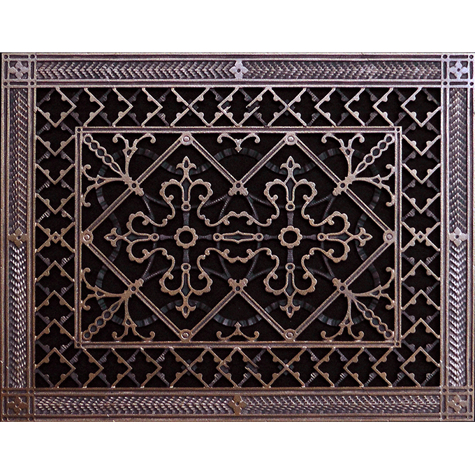 Arts and Crafts grille 12" x 16" in Rubbed Bronze
