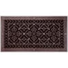 Magnetic Filter Grille Craftsman Style Arts and Crafts 14" x 30" in Rubbed Bronze Finish.