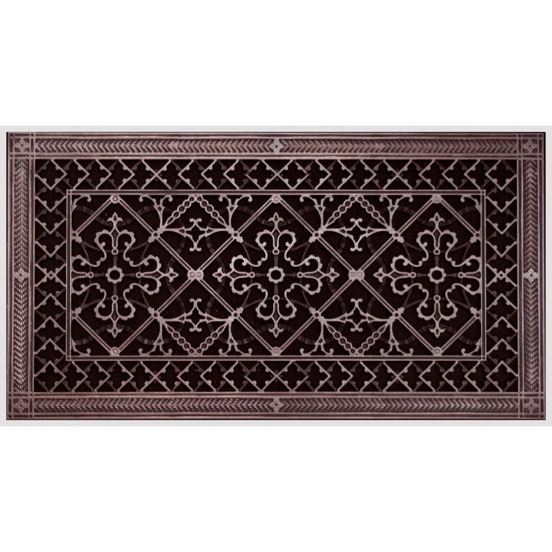 Magnetic Filter Grille Craftsman Style Arts and Crafts 14" x 30" in Rubbed Bronze Finish.