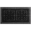 Magnetic Filter Grille Craftsman Style Arts and Crafts 10" x 20" in Black Finish