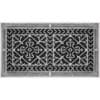 Magnetic Filter Grille Craftsman Style Arts and Crafts in Nickel Finish 10" x 20".
