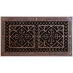 Magnetic Filter Grille Craftsman Style Arts and Crafts 10" x 20" in Rubbed Bronze Finish
