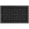 Magnetic Filter Grille Craftsman Style Arts and Crafts 12" x 20" in Black Finish