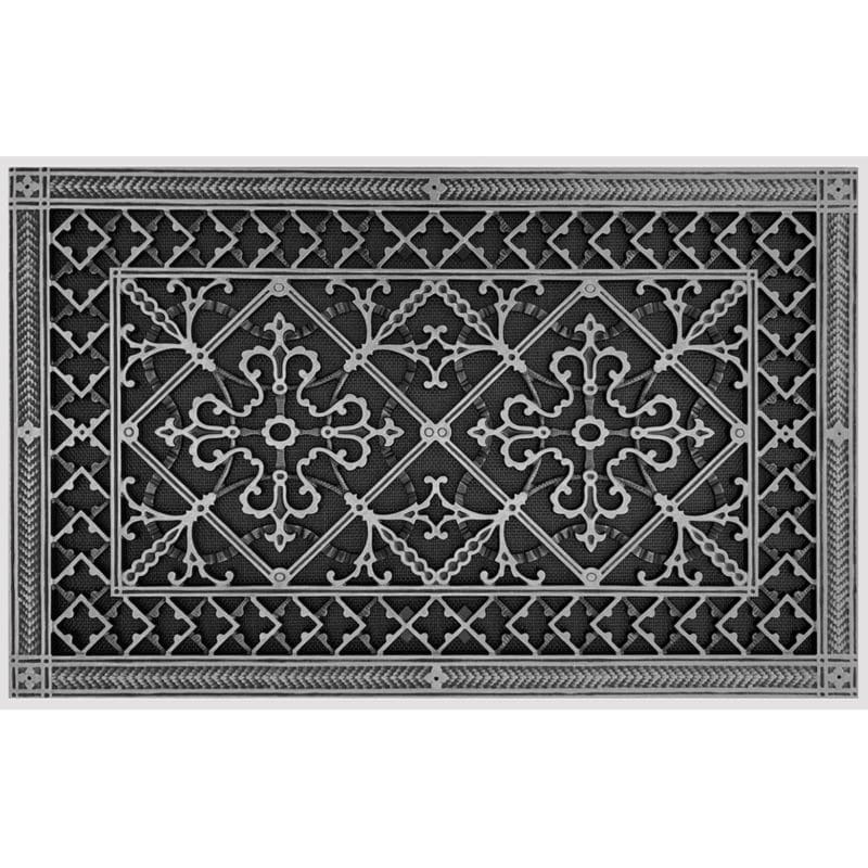 magnetic filter grille craftsman style arts crafts 12" x 20" in Pewter Finish.