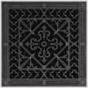 Magnetic Filter Grille in Craftsman Style Arts & Crafts in Black Finish 14" x 14"