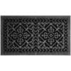 Magnetic Filter Grille Craftsman Style Arts and Crafts 16" x 30" in Black Finish